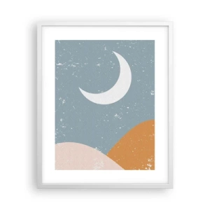 Póster en marco blanco - La maravilla de muchas noches - 40x50 cm