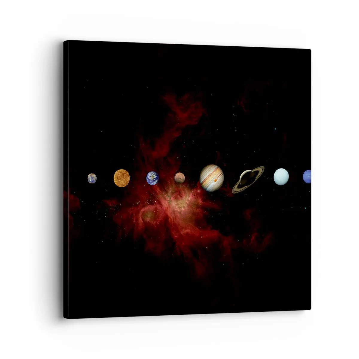 Cuadro sobre lienzo - Impresión de Imagen - Nuestro barrio - 30x30 cm