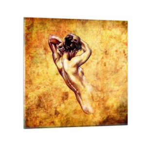 Cuadro sobre vidrio - Impresiones sobre Vidrio - Revelado, pero todavía un misterio - 30x30 cm