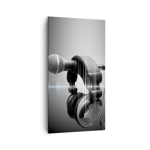 Cuadro sobre lienzo - Impresión de Imagen - Todavía se puede escuchar el canto - 55x100 cm