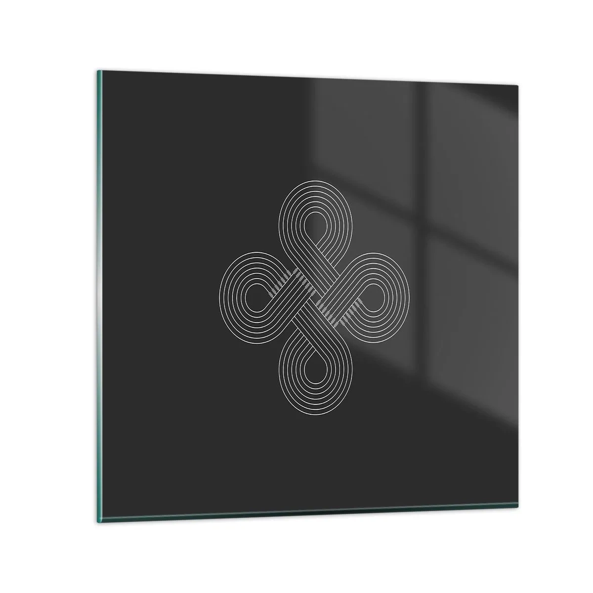 Cuadro sobre vidrio - Impresiones sobre Vidrio - El espíritu celta - 40x40 cm