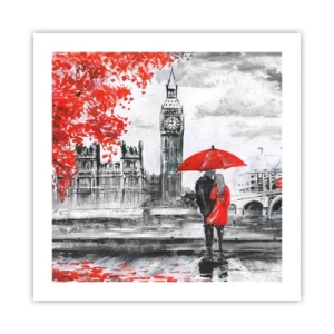 Póster - Londres enamora - 50x50 cm