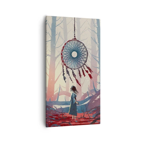 Cuadro sobre lienzo - Impresión de Imagen - El ritual secreto de la felicidad - 55x100 cm