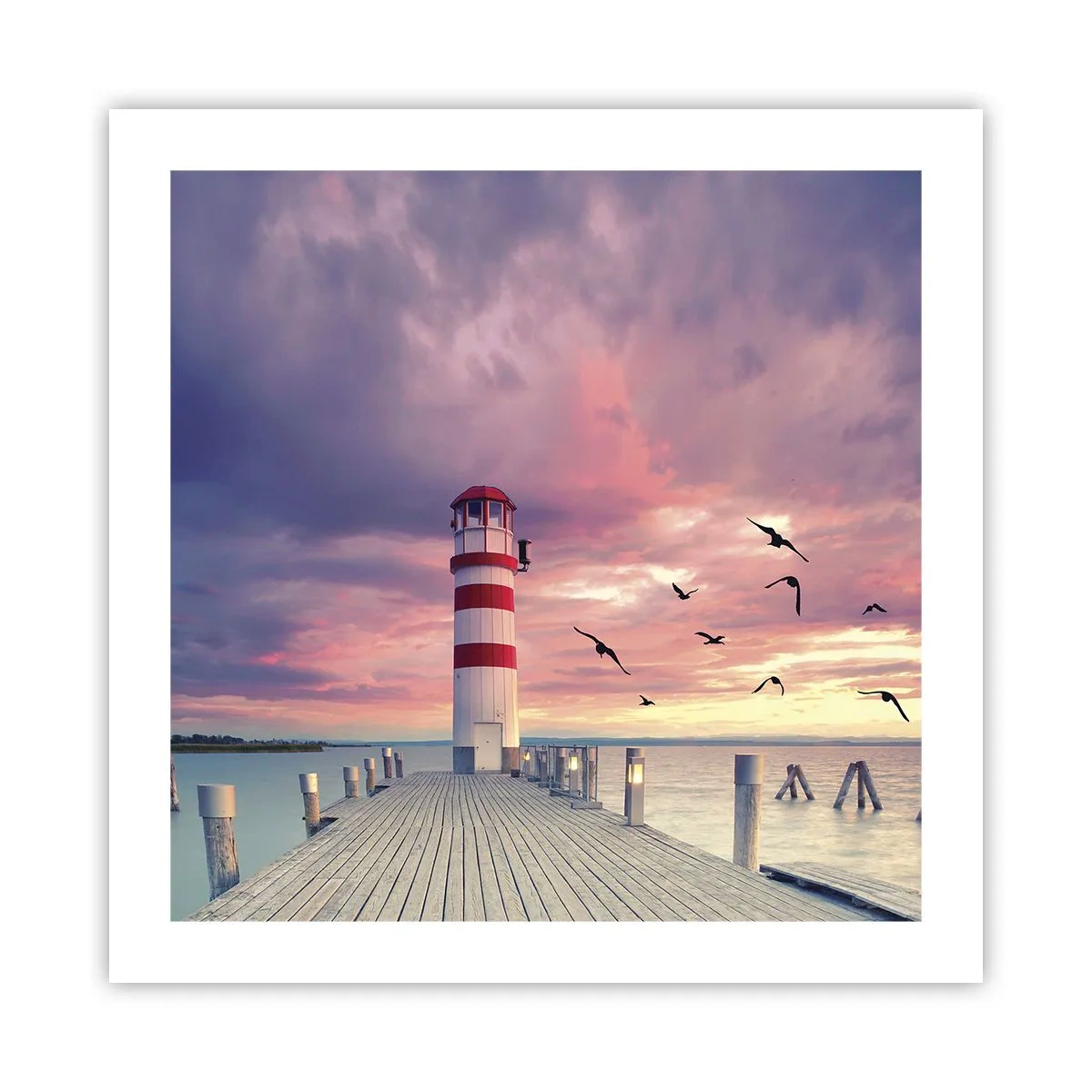 Póster - Hora de ir al puerto - 50x50 cm