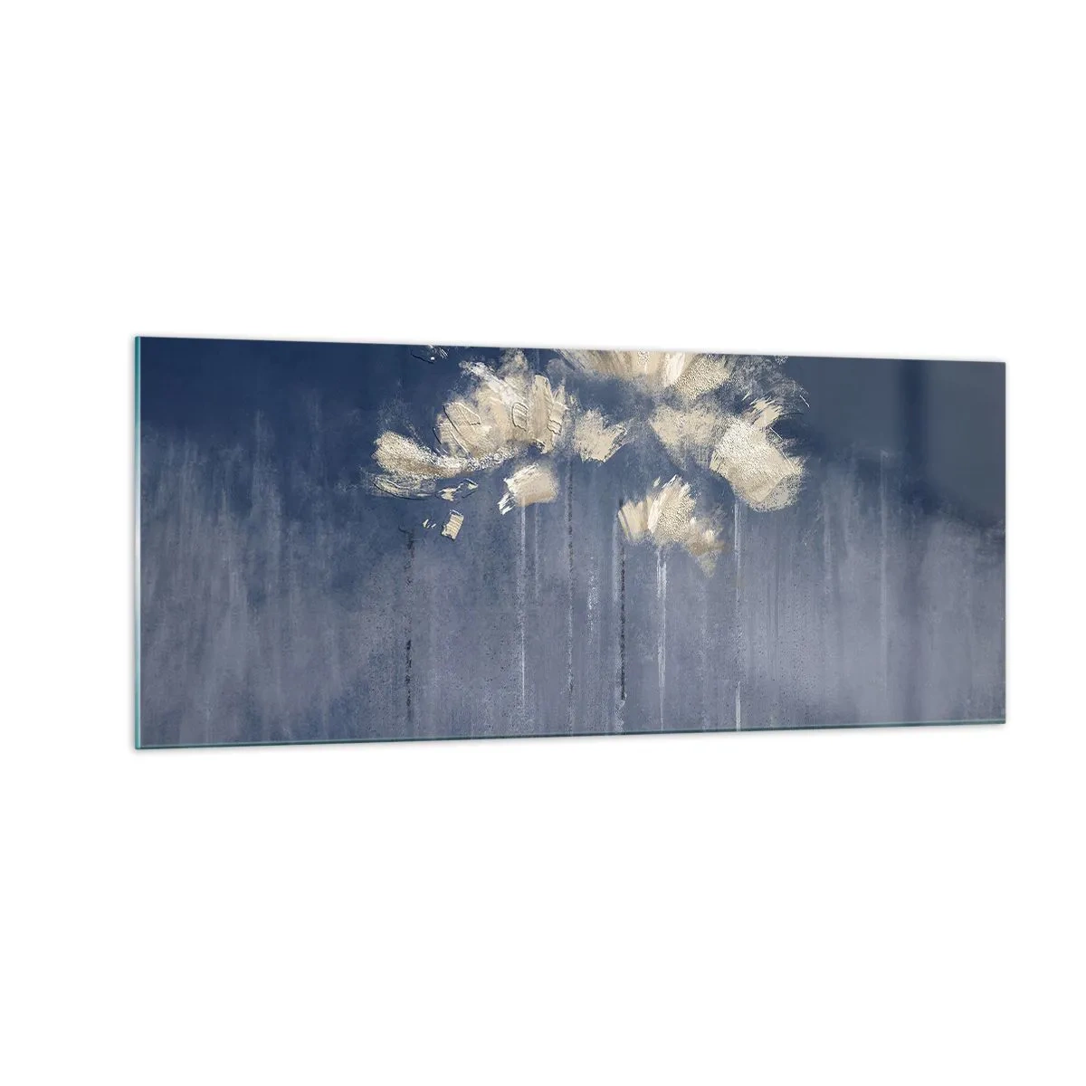 Cuadro sobre vidrio - Impresiones sobre Vidrio - Como pétalos al viento - 100x40 cm