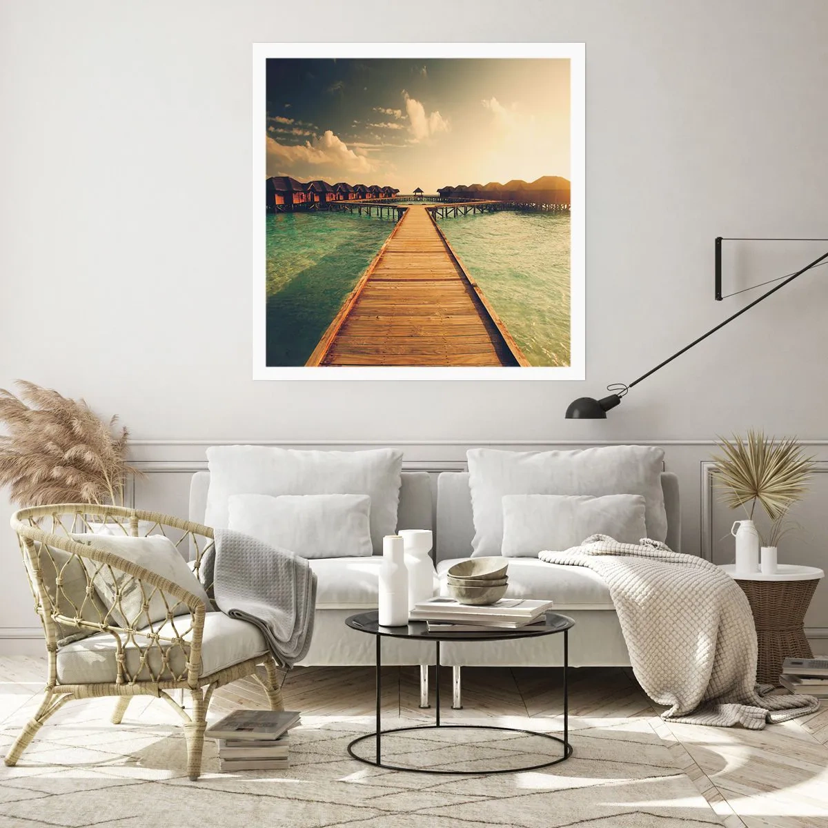 Póster - Una cálida invitación - 40x40 cm