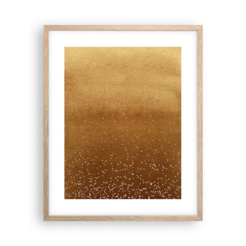 Póster en marco roble claro - Nacimiento de la luz - 40x50 cm