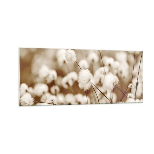 Cuadro sobre vidrio - Impresiones sobre Vidrio - Un mullido colchón - 100x40 cm