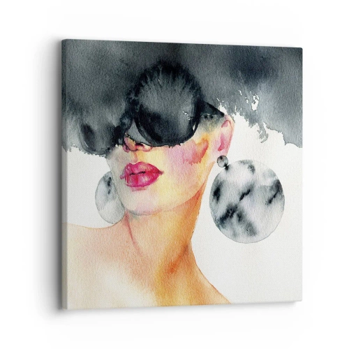 Cuadro sobre lienzo - Impresión de Imagen - El secreto de la elegancia - 30x30 cm