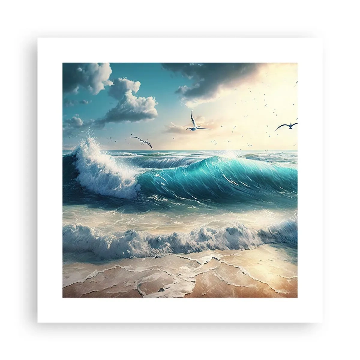 Póster - La brisa solo para ti - 40x40 cm