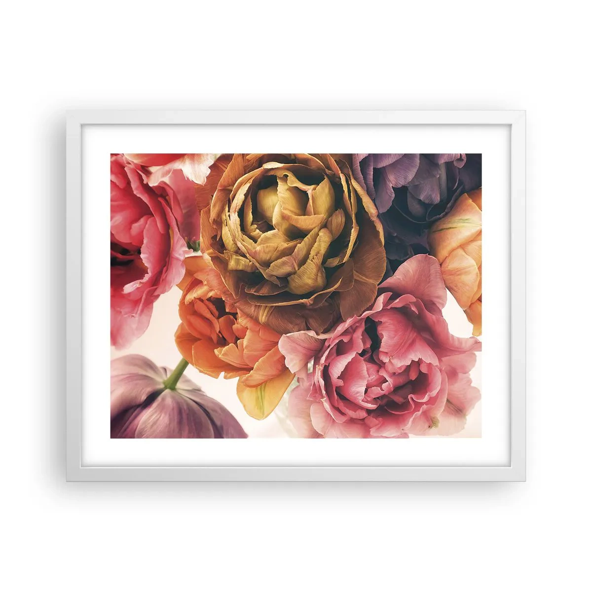 Póster en marco blanco - Celebración de la vida - 50x40 cm