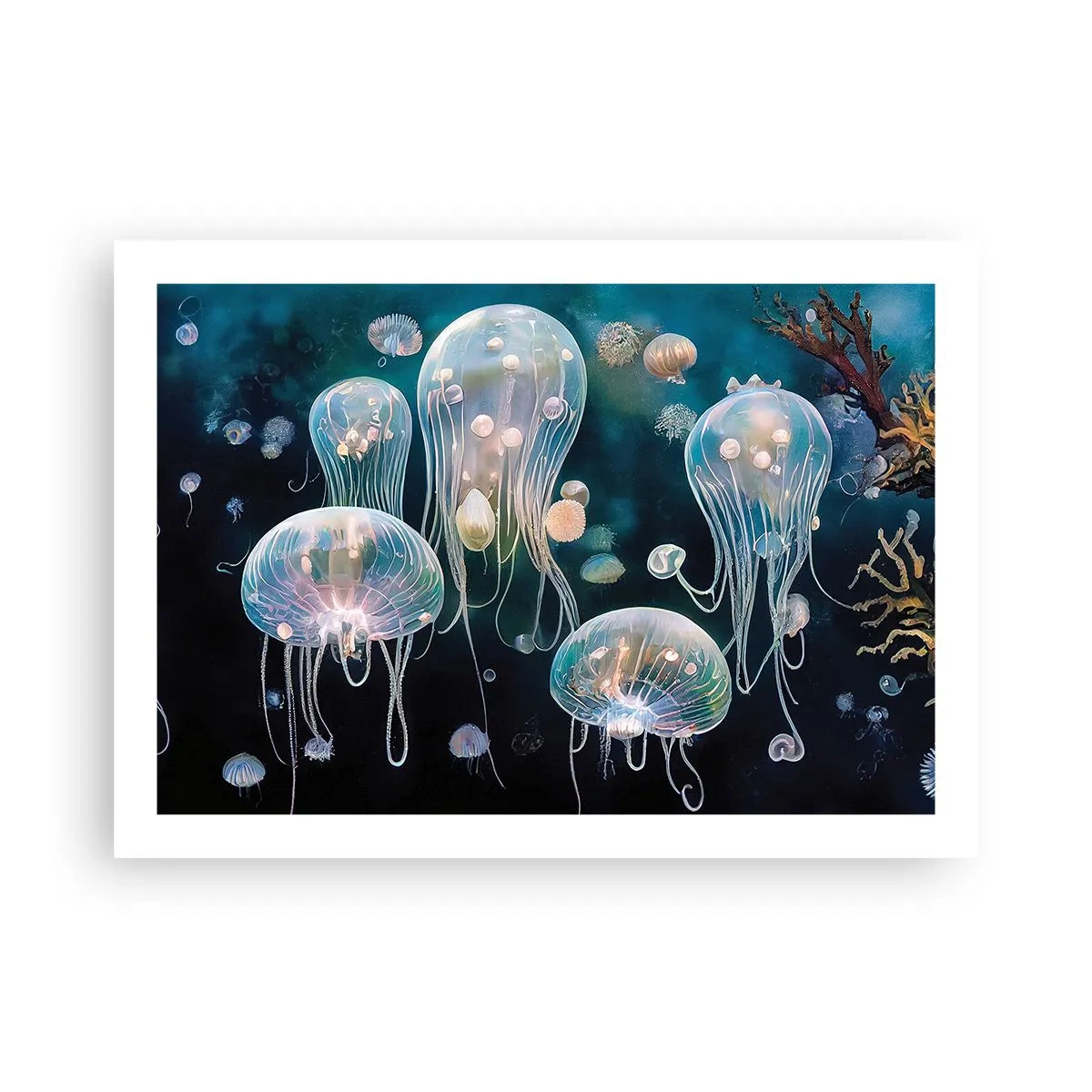 Póster - Globos submarinos - 70x50 cm