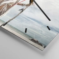 Esfera sin numeración, con rayas