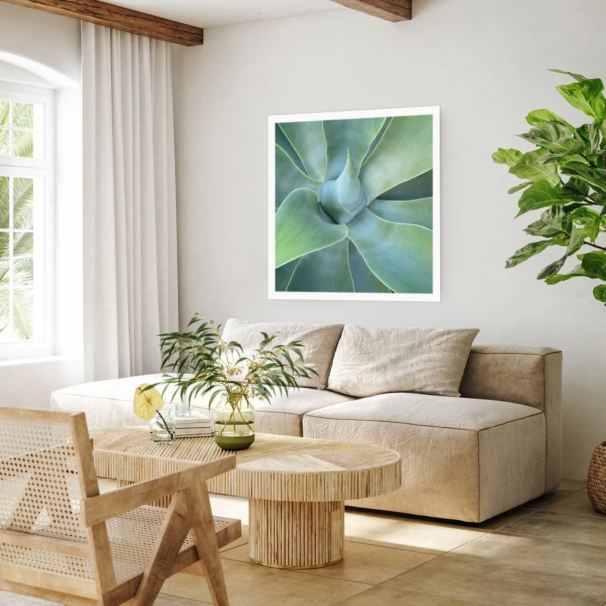 Póster - El nacimiento del verde - 40x40 cm