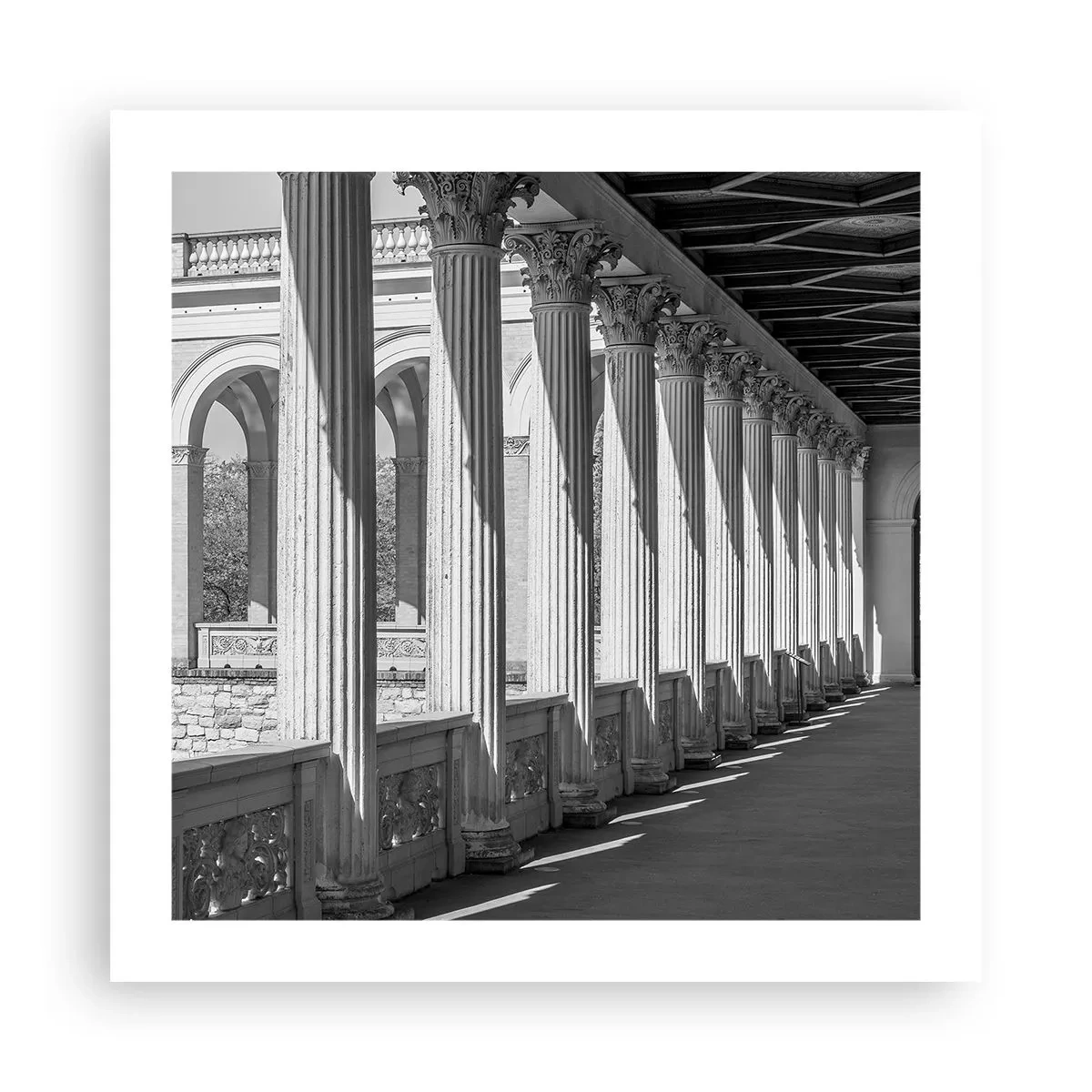 Póster - Galería soleada - 50x50 cm