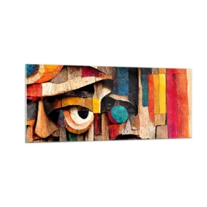 Cuadro sobre vidrio - Impresiones sobre Vidrio - Te veo... - 100x40 cm