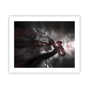 Póster - En el vapor del jazz - 50x40 cm