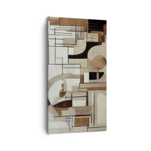 Cuadro sobre lienzo - Impresión de Imagen - Paisaje urbano 2.0 - 45x80 cm