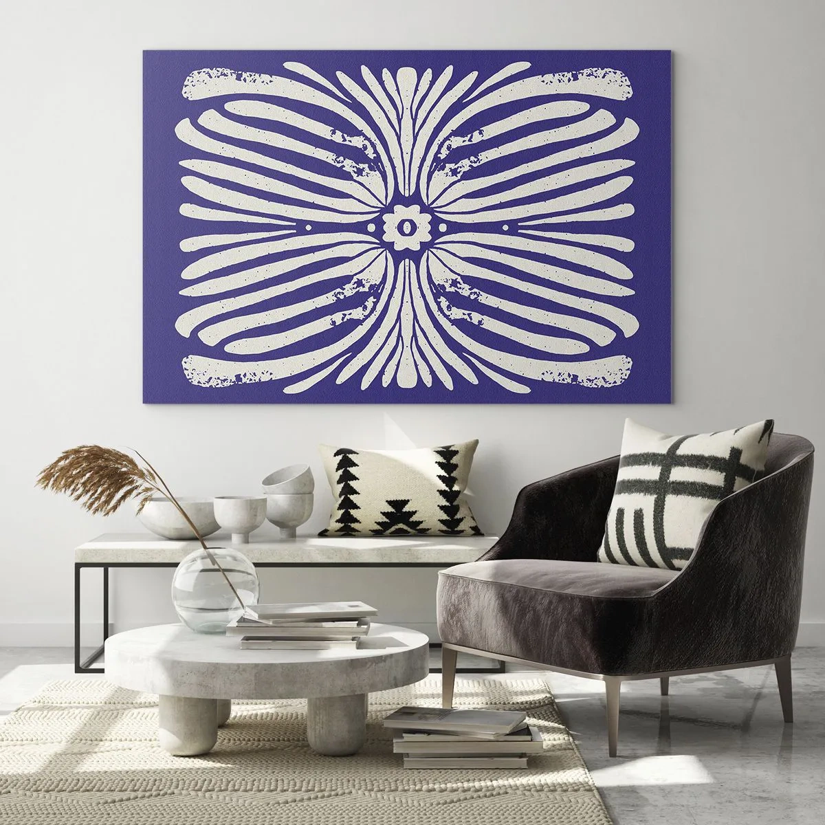 Cuadro sobre vidrio - Impresiones sobre Vidrio - Inspiraciones étnicas - 70x50 cm