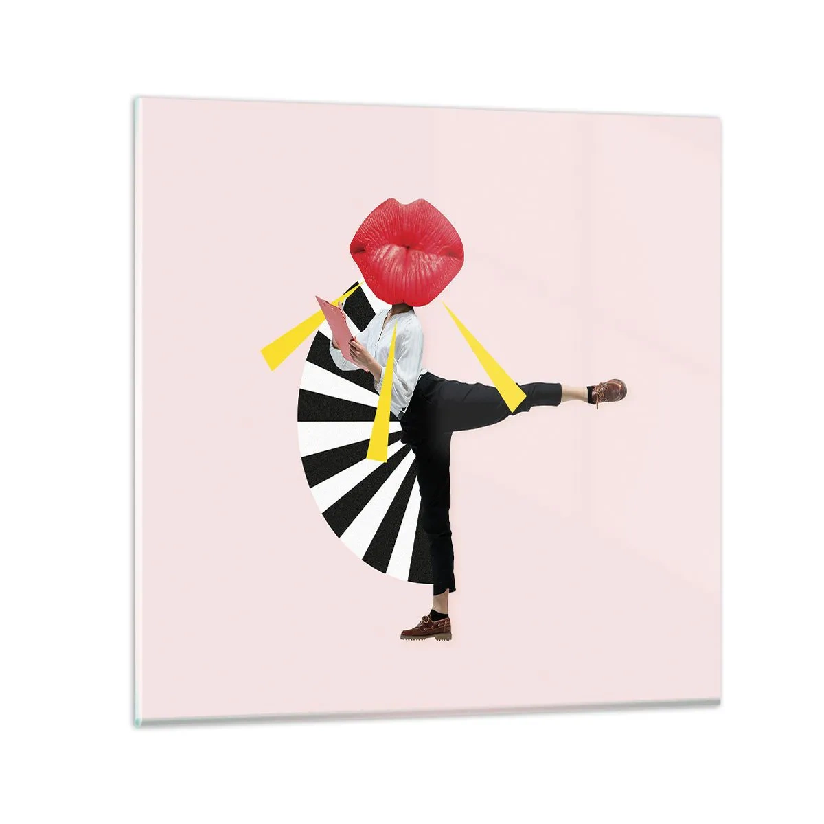 Cuadro sobre vidrio - Impresiones sobre Vidrio - Arte pop surrealista - 70x70 cm