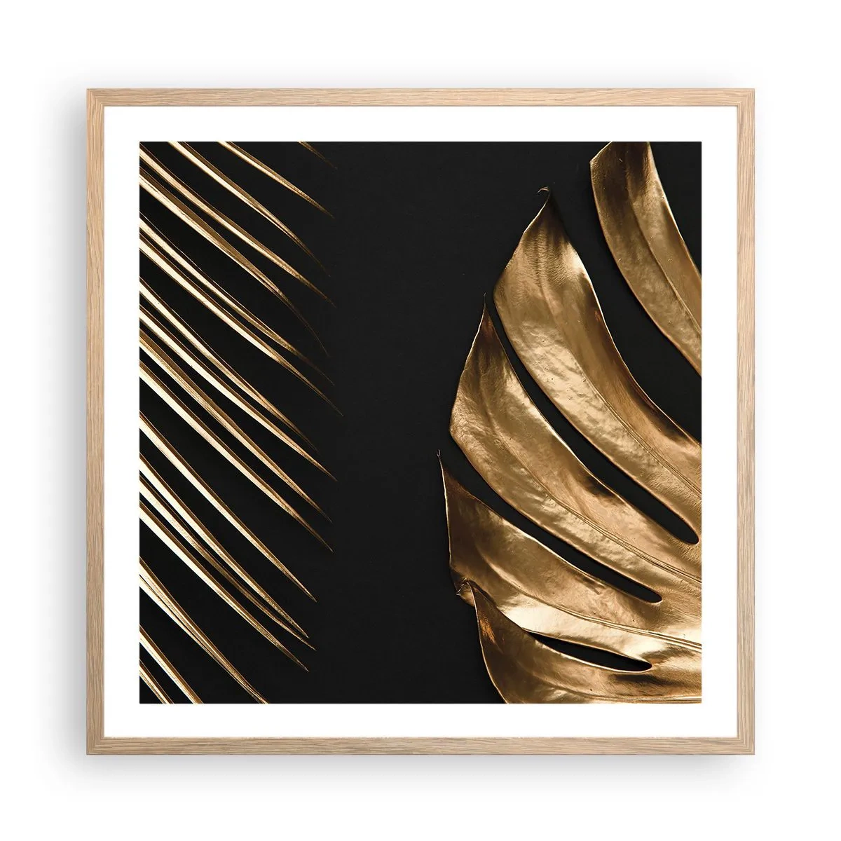 Póster en marco roble claro - Diferente, e igualmente valioso - 60x60 cm