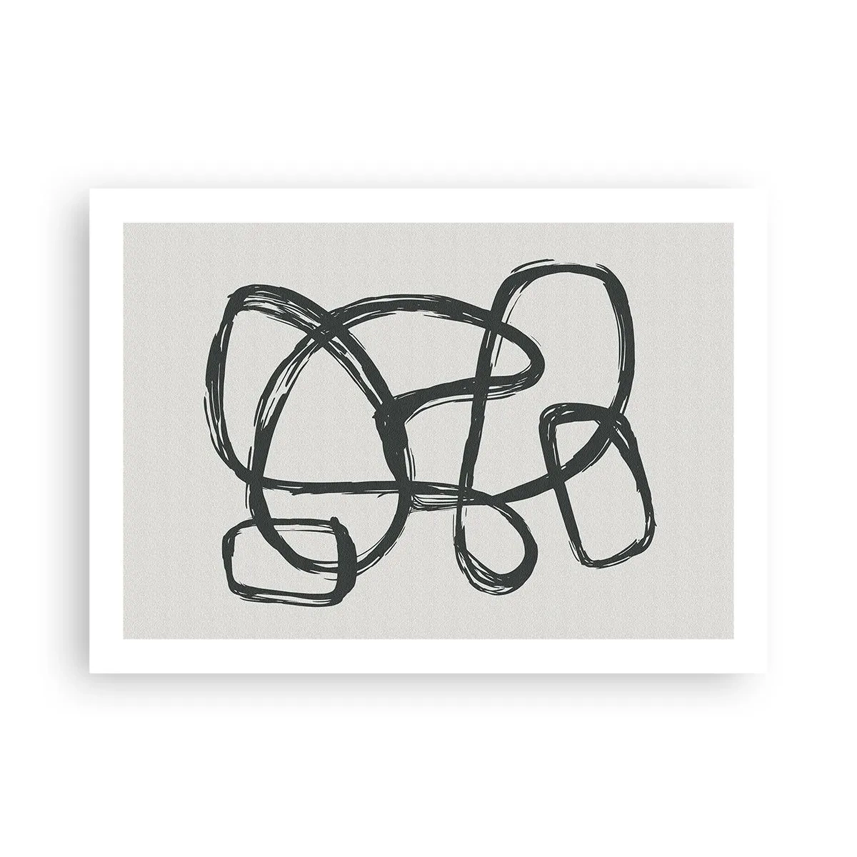 Póster - Abstracción en bucle - 70x50 cm