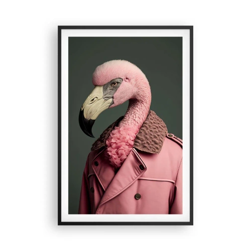 Póster en marco negro - La auténtica elegancia - 61x91 cm