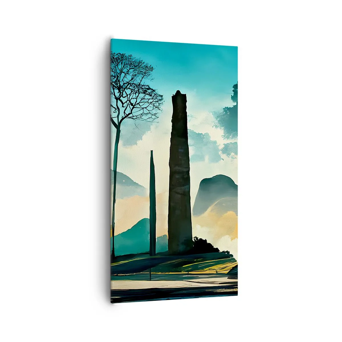 Cuadro sobre lienzo - Impresión de Imagen - Cada vez a más altitud - 65x120 cm