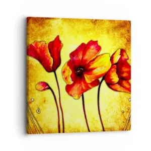 Cuadro sobre lienzo - Impresión de Imagen - En decoración Art Nouveau - 30x30 cm