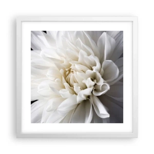 Póster en marco blanco - La novia de la mañana - 40x40 cm