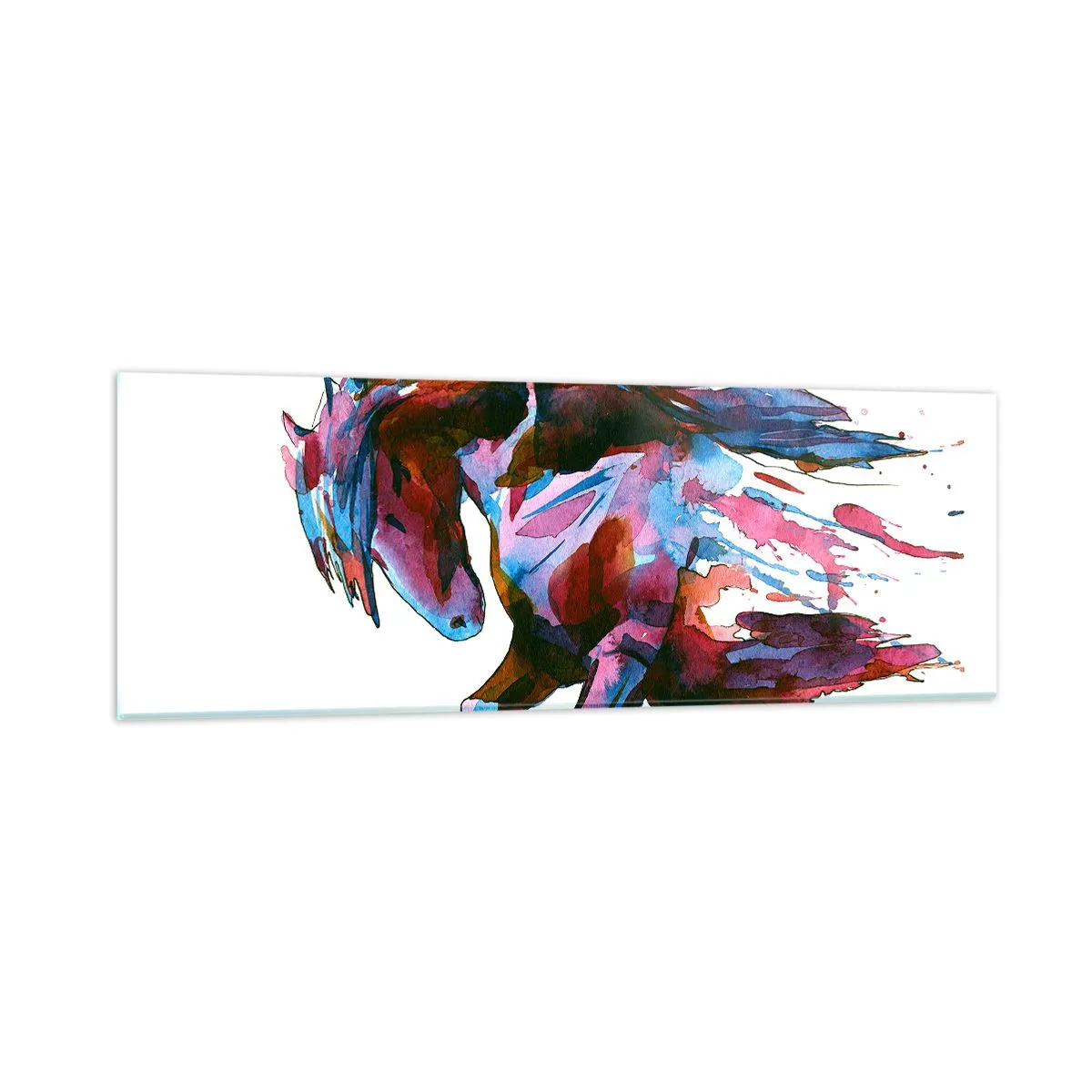 Cuadro sobre vidrio - Impresiones sobre Vidrio - En éxtasis - 90x30 cm