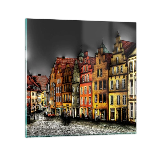 Cuadro sobre vidrio - Impresiones sobre Vidrio - Solo falta un carruaje encantado - 30x30 cm