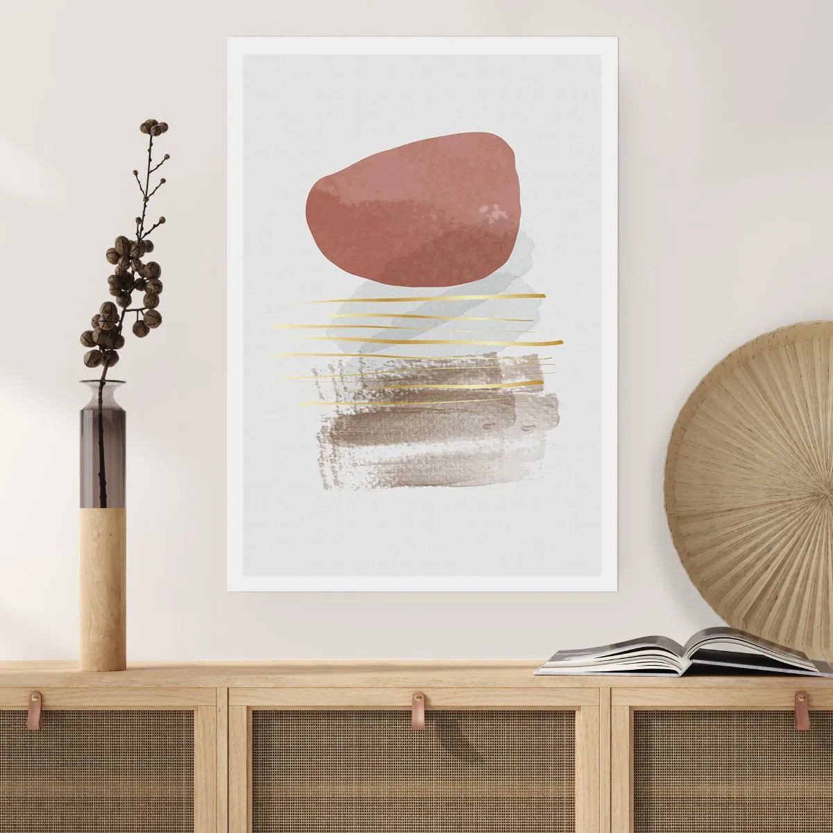 Póster - Una columnata abstracta - 40x50 cm