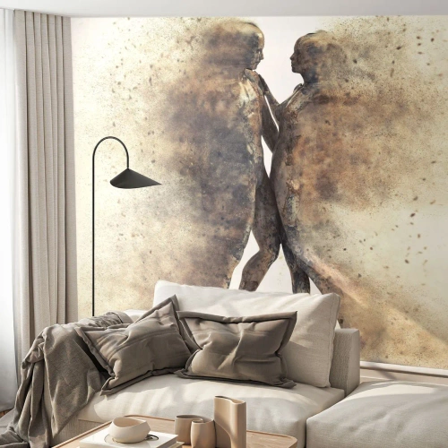 Fotomural Autadhesivo Deluxe Sticker - Del polvo resurgieron para amar - Abstracción, Mujer y hombre, Amar - 200x140 cm