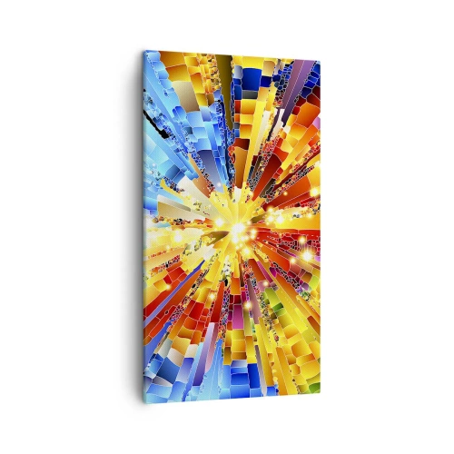 Cuadro sobre lienzo - Impresión de Imagen - In medias res - 45x80 cm