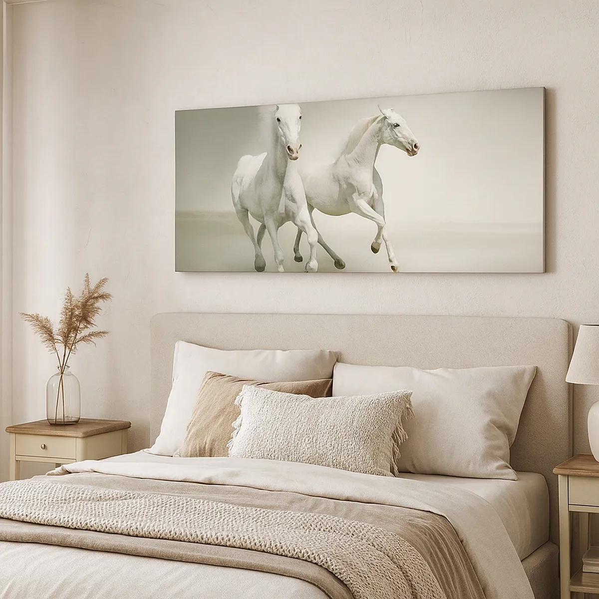 Cuadro sobre lienzo - Impresión de Imagen - ¡Poder blanco! - 30x30 cm