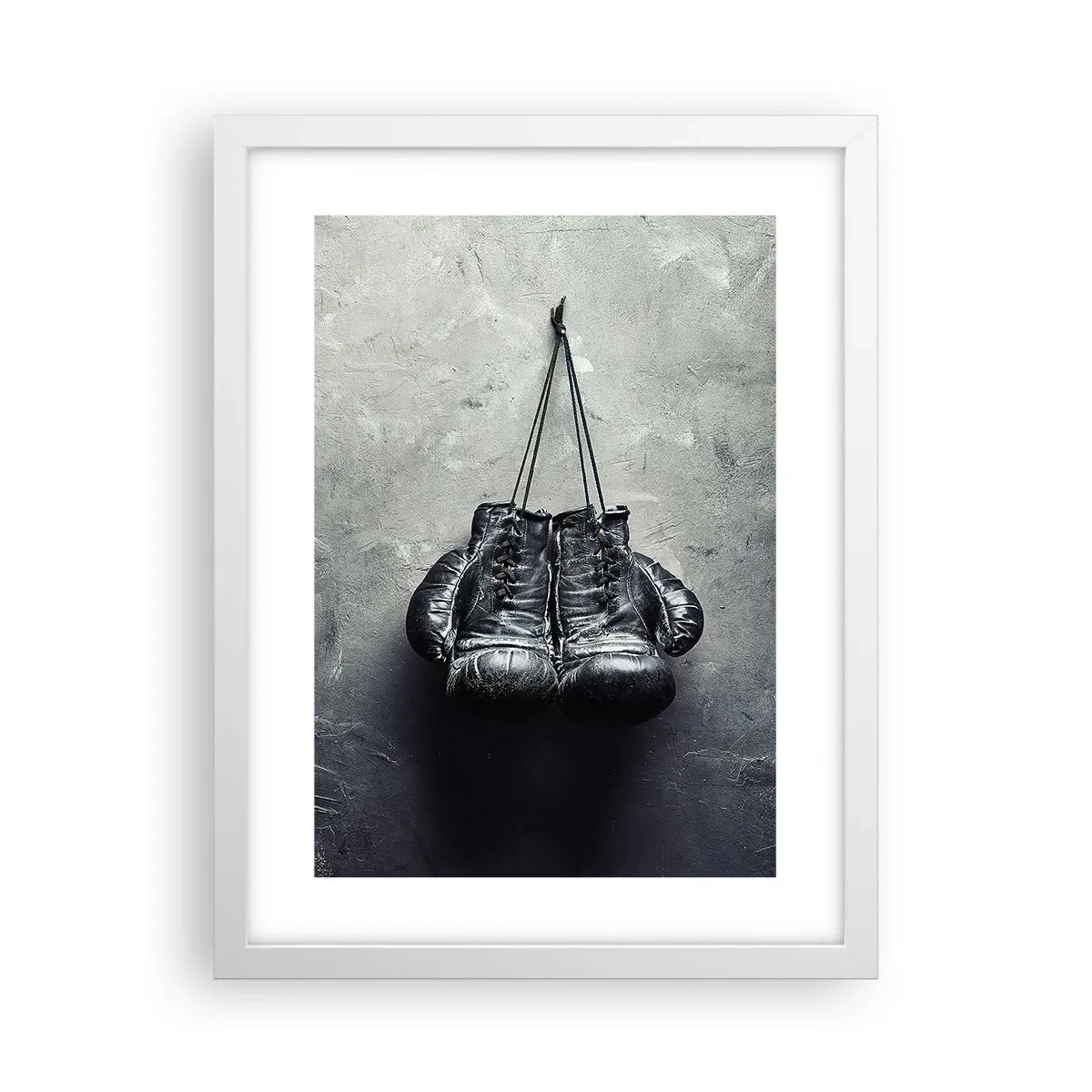 Póster en marco blanco - Tiempo de lucha y tiempo de paz - 30x40 cm