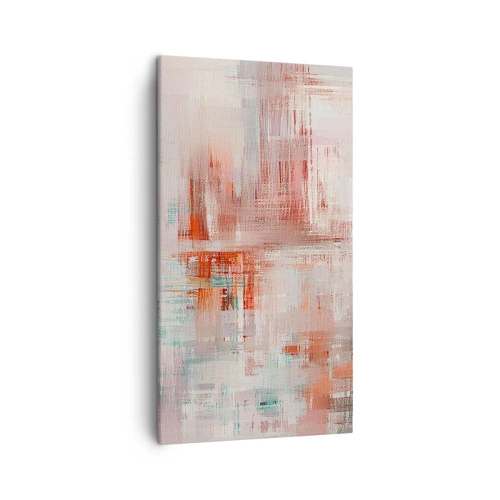 Cuadro sobre lienzo - Impresión de Imagen - Niebla rosa - 45x80 cm