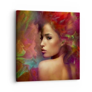 Cuadro sobre lienzo - Impresión de Imagen - Más hermosa que un arco iris, tan delicada como la niebla - 30x30 cm