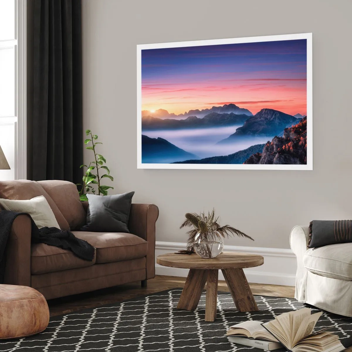 Póster - Sobre los valles - 91x61 cm