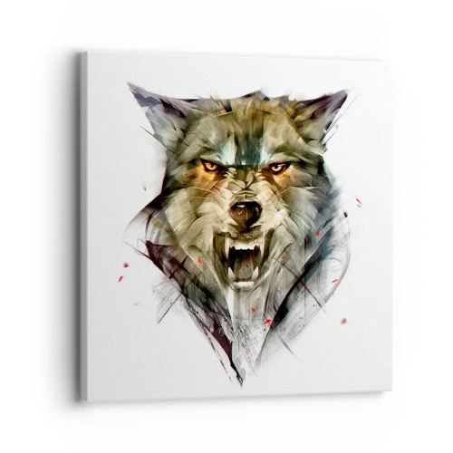 Cuadro sobre lienzo - Impresión de Imagen - ¡No te muevas! - 30x30 cm