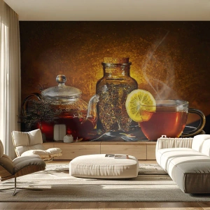 Fotomural personalizado Premium Sand - Al estilo de los maestros holandeses - Gastronomía, Té, Taza para té