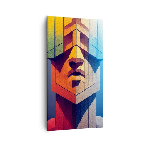 Cuadro sobre lienzo - Impresión de Imagen - Un hombre de principios - 55x100 cm