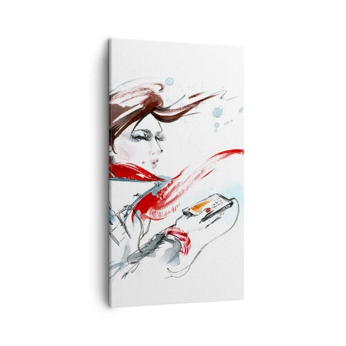 Cuadro sobre lienzo - Impresión de Imagen - Algo suena dentro de mí - 45x80 cm
