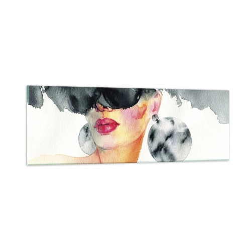 Cuadro sobre vidrio - Impresiones sobre Vidrio - El secreto de la elegancia - 90x30 cm