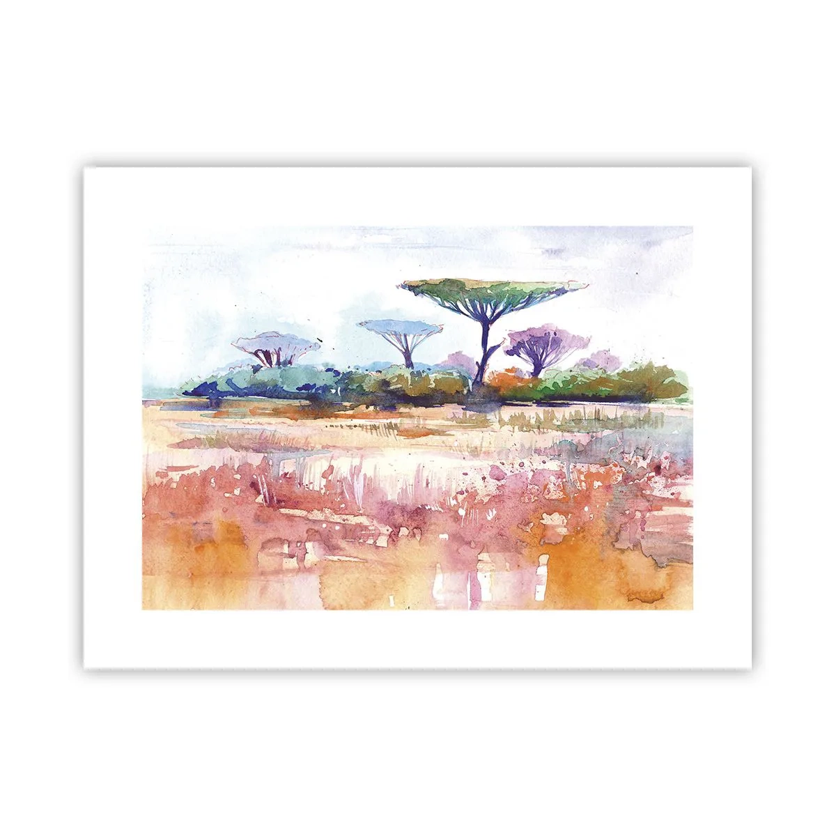 Póster - Colores de la sabana - 40x30 cm