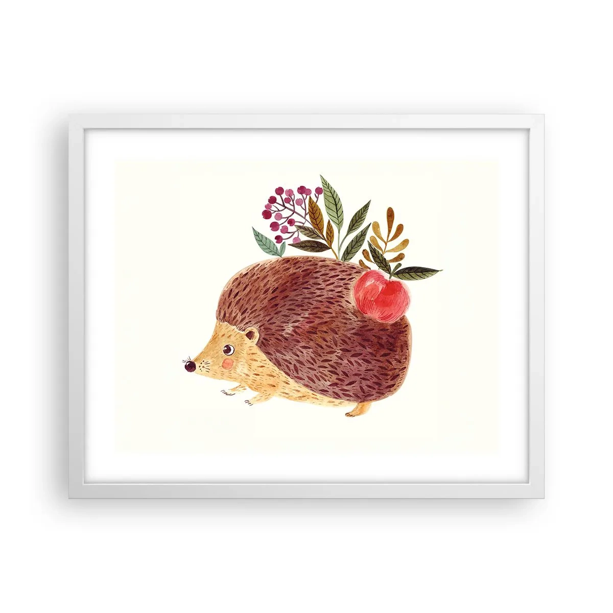 Póster en marco blanco - Y ya te gusto - 50x40 cm