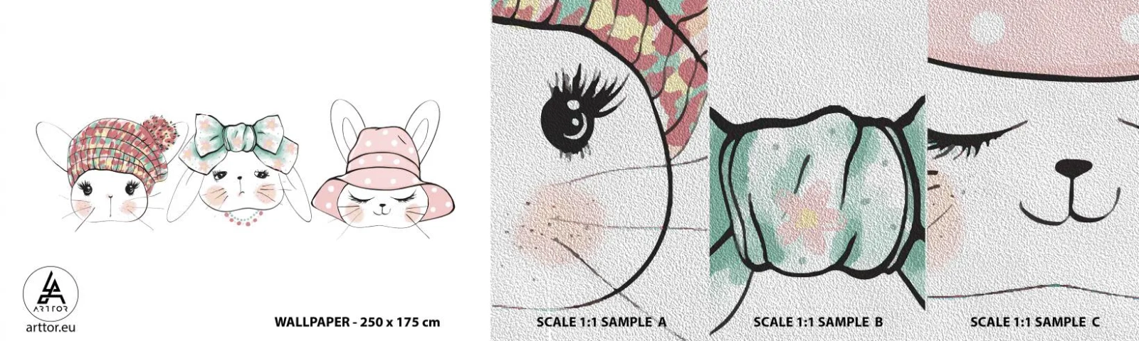 Muestra de fotomural Premium Sand - Reflexión, tristeza, alegría - Para niños, Gráficos, Ilustración - 100x30 cm