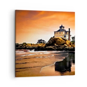 Cuadro sobre lienzo - Impresión de Imagen - La elegancia de la costa oeste - 60x60 cm
