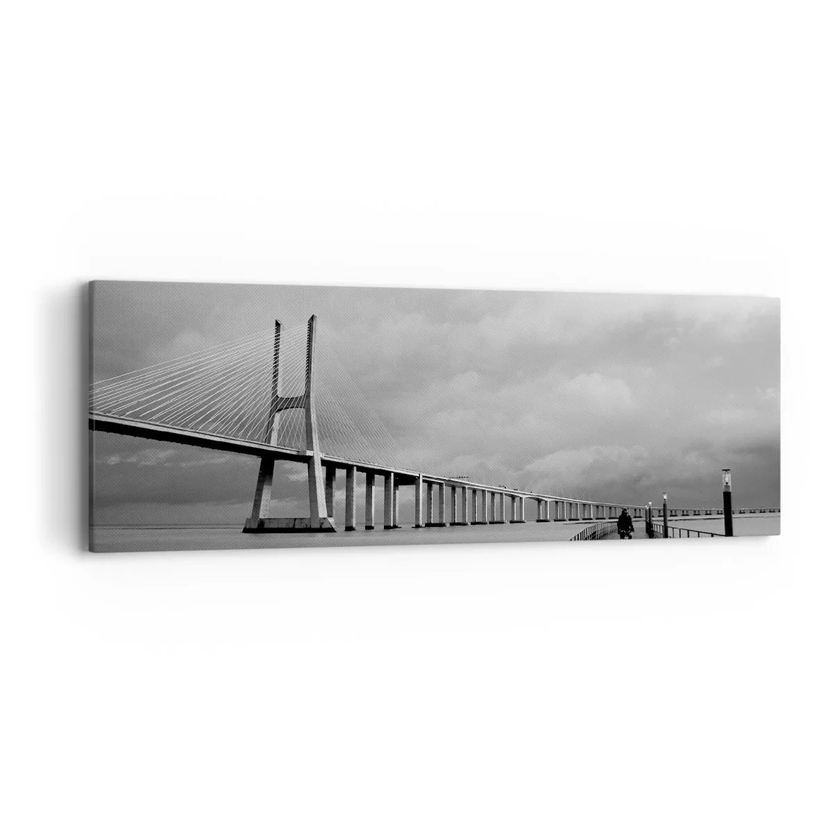Cuadro sobre lienzo - Impresión de Imagen - A cada uno lo suyo - 90x30 cm